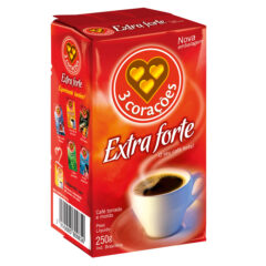 Café em Pó 3 Corações Vácuo Extra Forte 250g