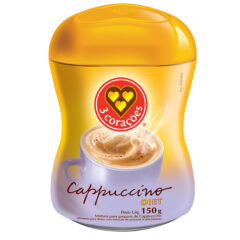 Cappuccino em Pó 3 Corações Classic Diet 150g
