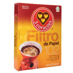 Filtro de Papel 3 Corações 102 30Un
