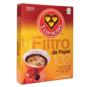 Filtro de Papel 3 Corações 102 30Un