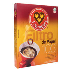 Filtro de Papel 3 Corações 103 30Un