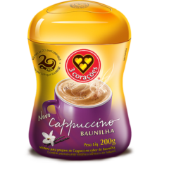 Cappuccino em Pó 3 Corações Baunilha 200g