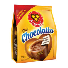 Achocolatado em Pó 3 Corações Chocolatto Sachê 700g