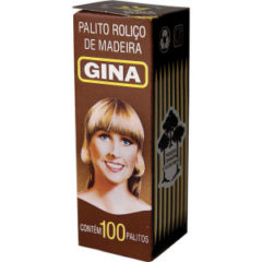 Palito de Madeira Gina 100un