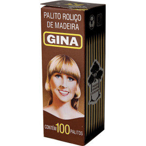 Palito de Madeira Gina 100un