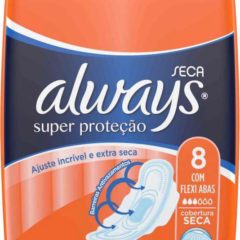 Absorvente Always Seca com Abas 8Un