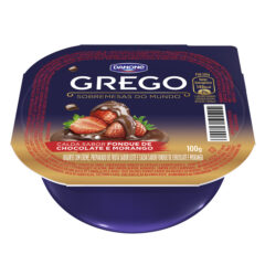 Iogurte Danone Grego Fondue de Chocolate e Morango 100g