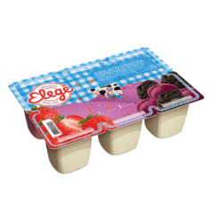 Iogurte Elegê Morango e Ameixa 540g