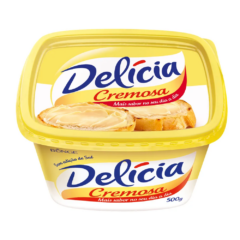Margarina Delícia sem Sal 500g