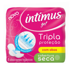 Absorvente Intimus Seca com Abas 8Un