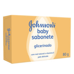 Sabonete Barra Johnson’s Baby Glicerina 80g