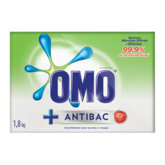 Lava Roupas em Pó Omo Antibac 1,8kg