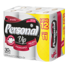 Papel Higiênico Personal Vip Folha Dupla L12P11