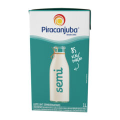 Leite UHT Piracanjuba Semidesnatado 1l