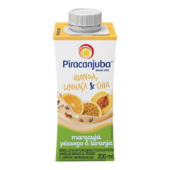 Bebida Láctea Piracanjuba Maracujá Pêssego Laranja e Cereais 200ml