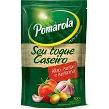 Molho de Tomate Pomarola Toque Caseiro Alho, Azeite e Azeitonas 300g
