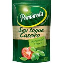 Molho de Tomate Pomarola Toque Caseiro Majericão 300g