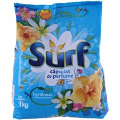 Lava Roupas em Pó Surf Hortências 1kg