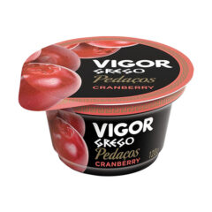 Iogurte Vigor Grego Pedaços Cranberry 120g