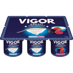 Iogurte Vigor Grego Tradicional e Frutas Vermelhas 540g