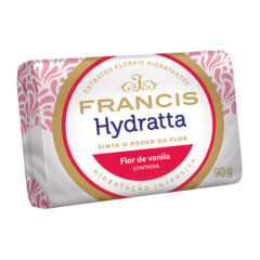 Sabonete Barra Francis Hydratta Flor de Vanila Cremosa 90g