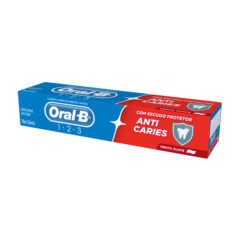 Creme Dental Oral B Anti Cáries Menta Suave 70g