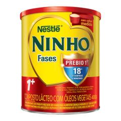 Leite em Pó Ninho Integral Fases 1+ Lata 400g