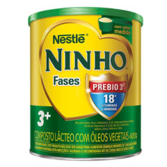 Leite em Pó Ninho Integral Fases 3+ Lata 400g