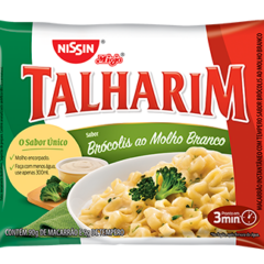 Macarrão Nissin Talharim Brócolis ao Molho Branco 90g