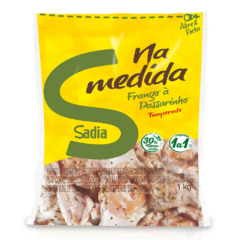 Frango a Passarinho Sadia Na Medida Temperado Congelado 1kg