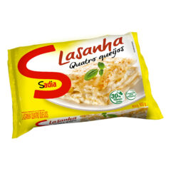 Lasanha Sadia Quatro Queijos Congelada 600g